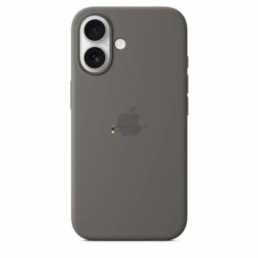 Apple iPhone 16 Silicone Case with MagSafe Stone Gray